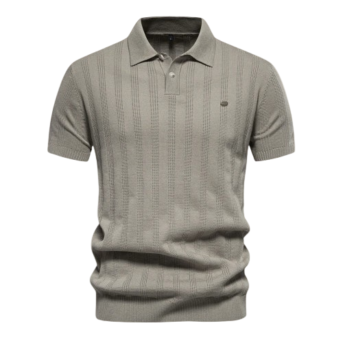 Herrpikétröja i merinoull | Kortärmad, smal passform