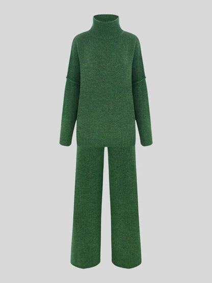 Enfärgat set för kvinnor - klassisk stil