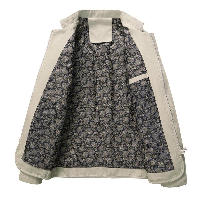 Herrjacka med ståkrage och dragkedja