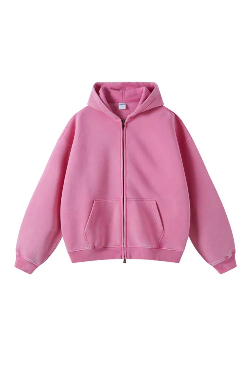 Herrhuvtröja med dragkedja