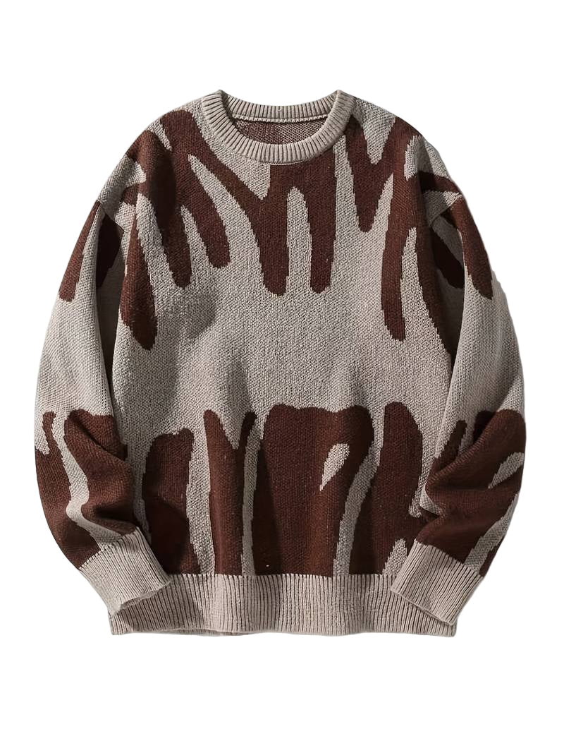 Snygg tröja tillverkad i en bomullsblandning