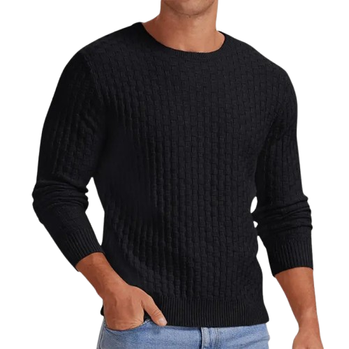 Herrstickad tröja - snygg och avslappnad