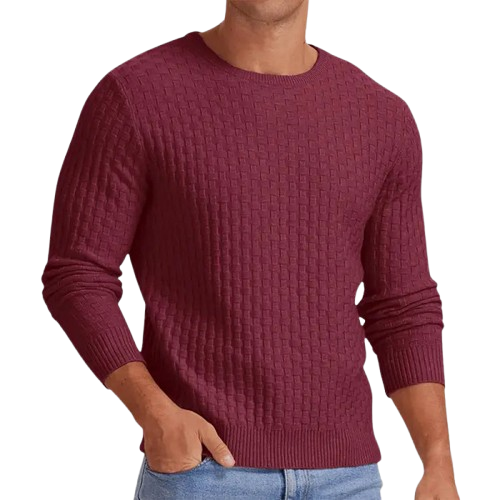 Herrstickad tröja - snygg och avslappnad